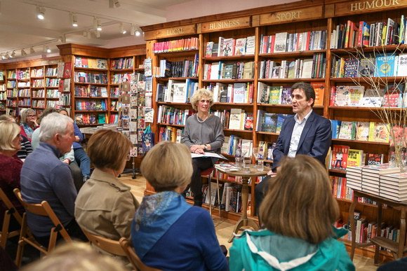 Stephen McGann talks about his book Flesh and Blood in Harts Books