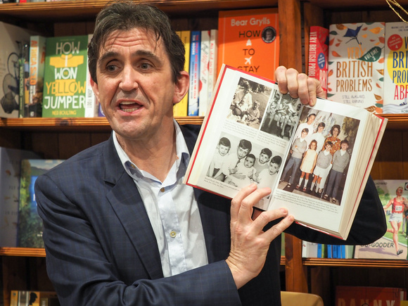 Stephen McGann talks about his book Flesh and Blood in Harts Books