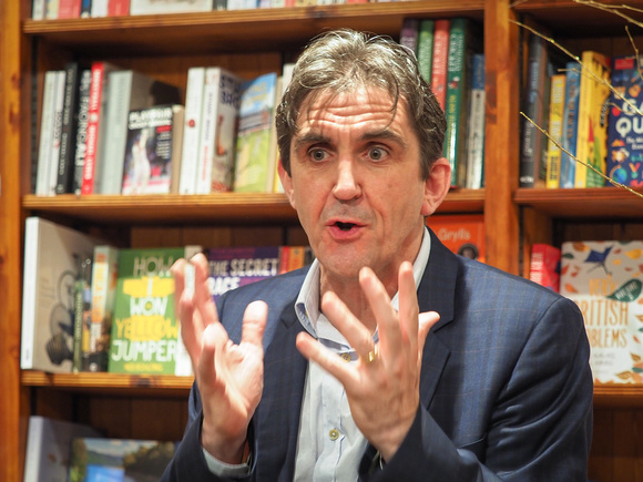 Stephen McGann talks about his book Flesh and Blood in Harts Books